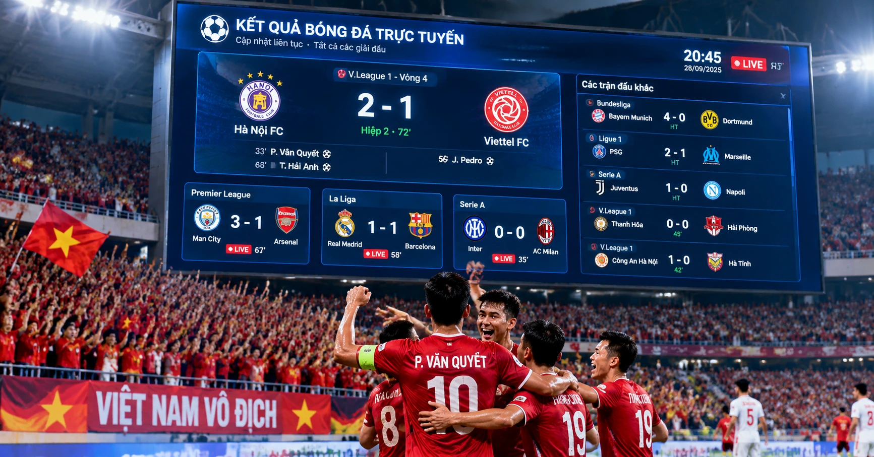 Kết quả bóng đá online - Cập nhật nhanh và chính xác nhất - image 2